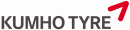 Kumho Tyres Logo - Red and Black on White