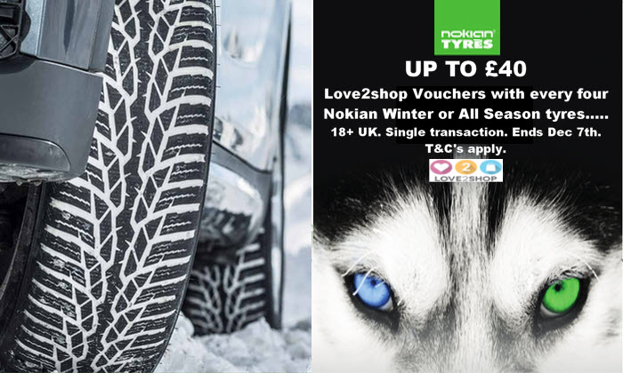 Nokian Tyres - Love2shop Voucher Promotion Offer