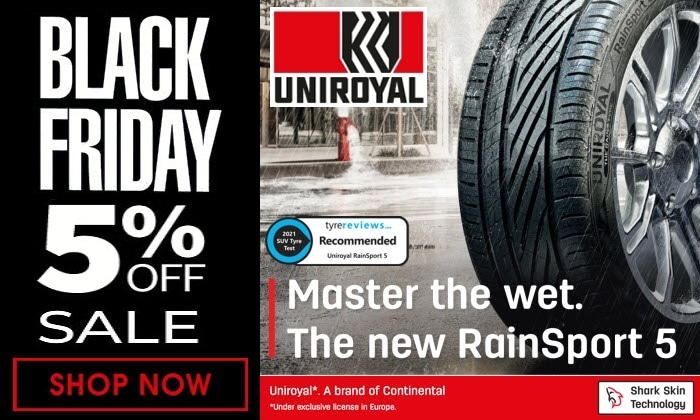 Black Friday Promotion - Uniroyal Tyres November/December 2022 Black Friday Promotion - Uniroyal Tyres November/December 2022