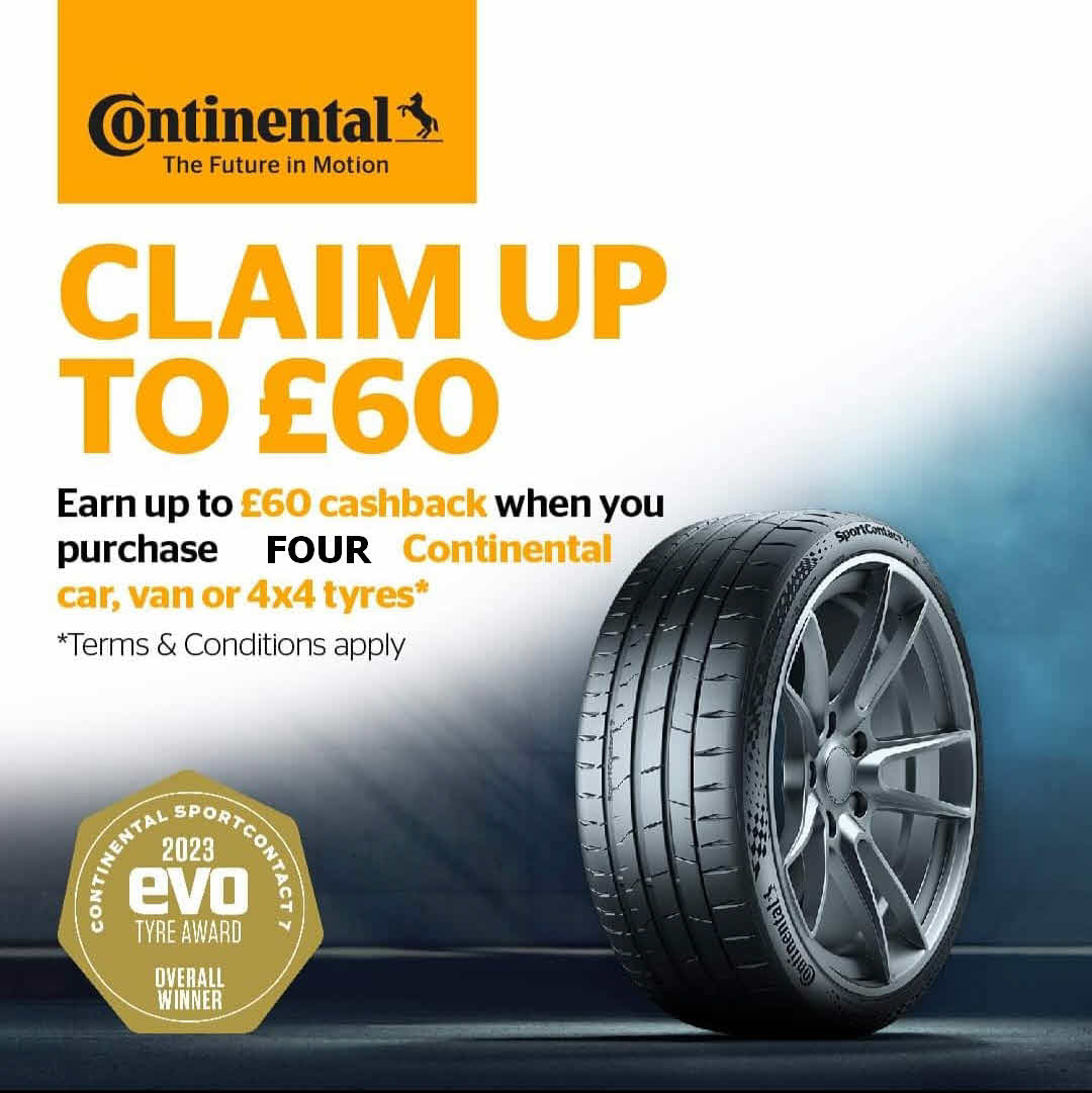 Continental Tyres - Winter Instant Cashback Promotion 2024