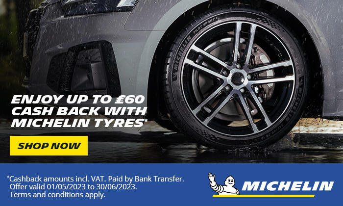 Michelin Tyres - Cashback Promotion May & June 2023