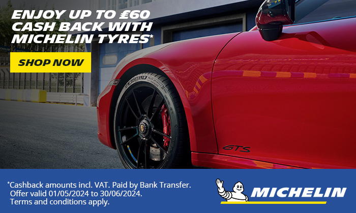 Michelin Tyres - Cashback Promotion May & June 2024