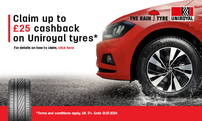 Uniroyal Tyres - Cashback Promotion June/July 2024
