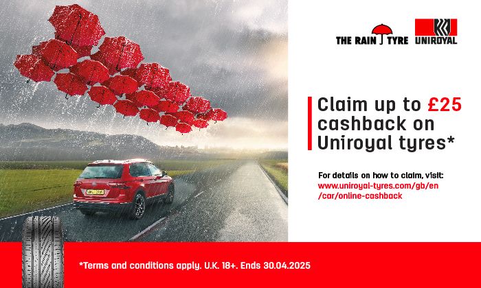 Uniroyal Tyres - Cashback Promotion April 2025