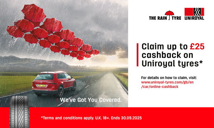 Uniroyal Tyres - Cashback Promotion August & September 2025
