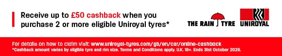 Uniroyal Tyres - Cashback Promotion - September-October 2026