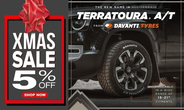 Xmas Sale Promotion - Davanti Terratoura Tyres December 2022