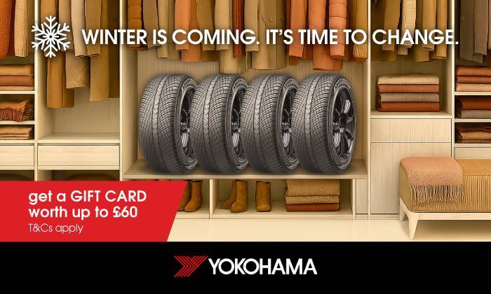 Yokohama Tyres - Voucher Promotion - Autumn 2025