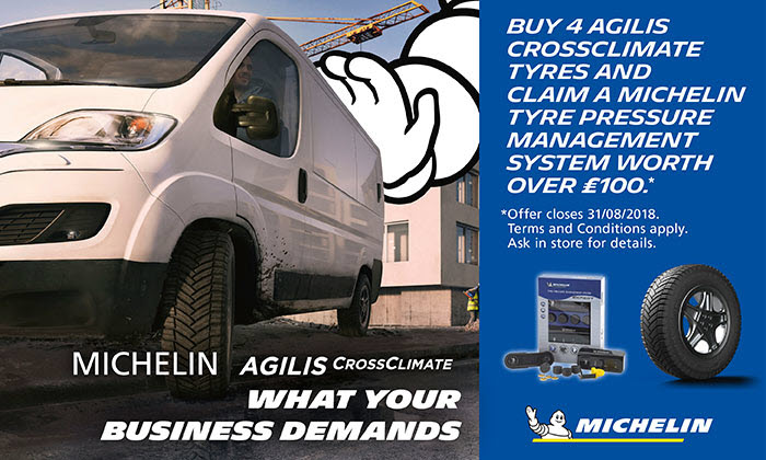 Michelin Tyres – Agilis CrossClimate and TPMS Promotion