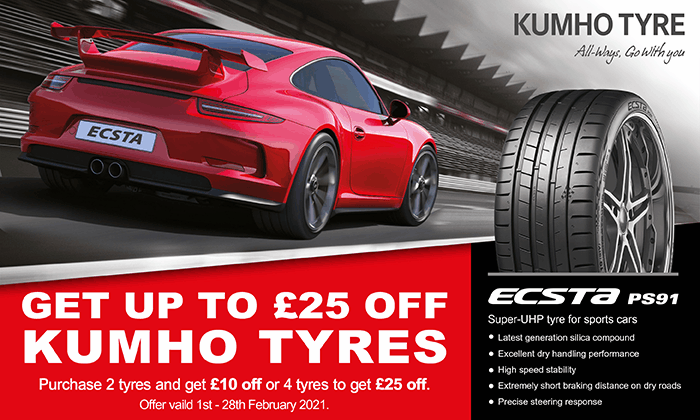 Kumho Tyres - Instant Cashback Promotion