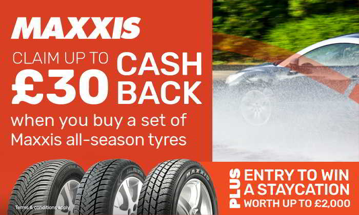 Maxxis Tyres - Cashback and Staycation Promotion June 2021