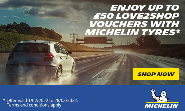 Michelin tyres Love2shop eVoucher Promotion Feb 2022