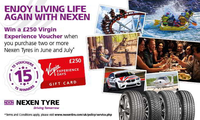 Nexen Tyres - Virgin Experience Promotion June and July 2021