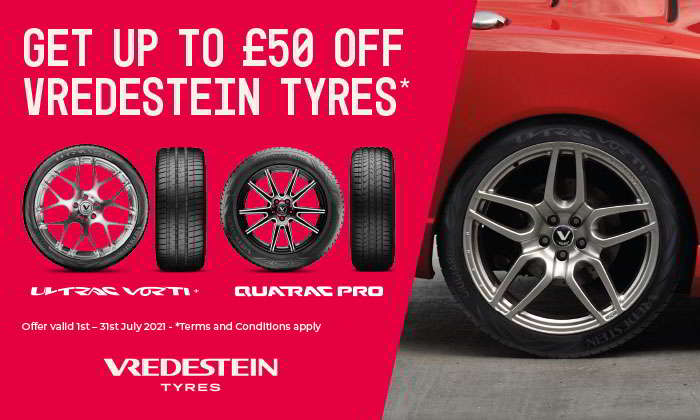 Vredestein Tyres - Instant Cashback Promotion July 2021