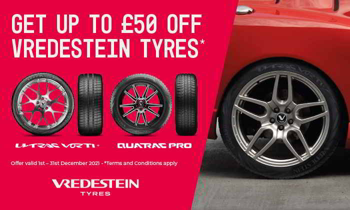 Vredestein Tyres - Instant Cashback Promotion December 2021